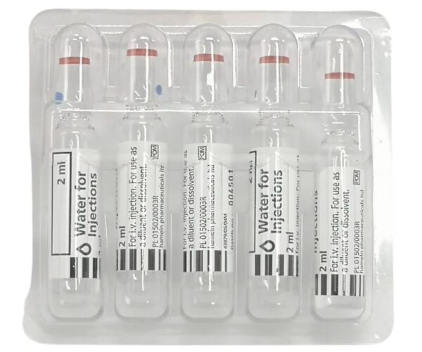 Water for Injection 10 x 2ml RX