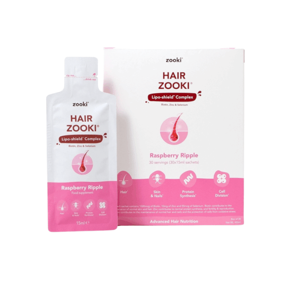 Zooki Hair Zooki Raspberry Liquid Sachets (Pack of 30)