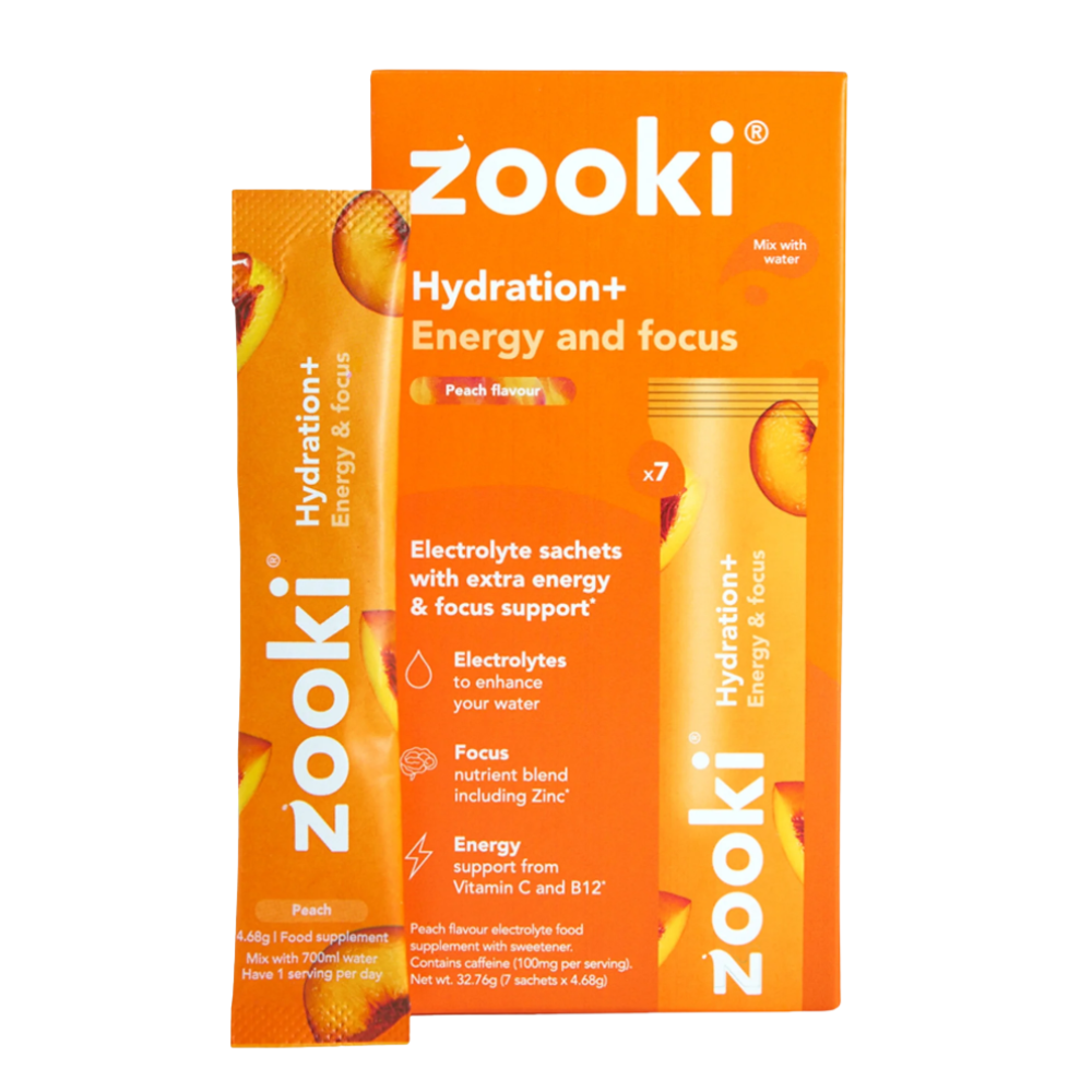 Zooki Hydrate+ Energy & Focus Hydration (Pack of 7)