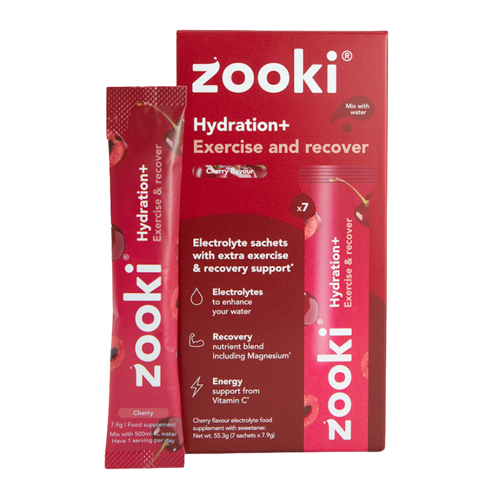 Zooki Hydrate+ Exercise & Recover Hydration (Pack of 7)