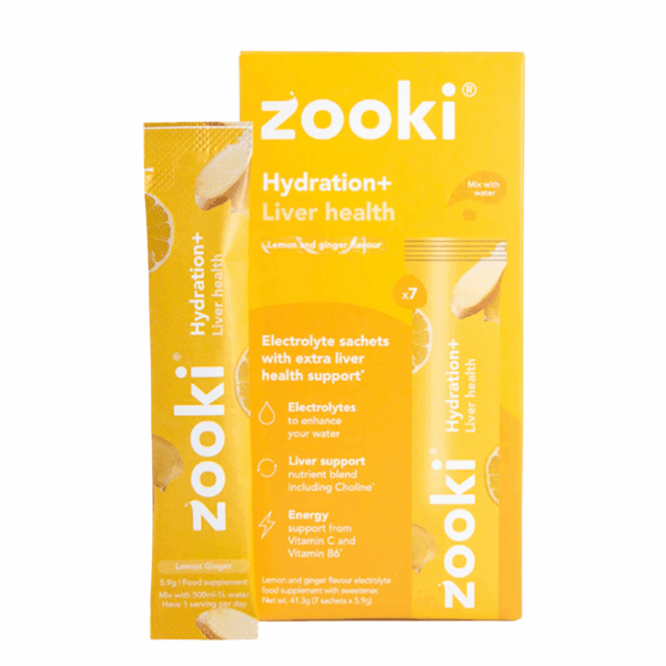 Zooki Hydrate+ Liver Health Hydration (Pack of 7)