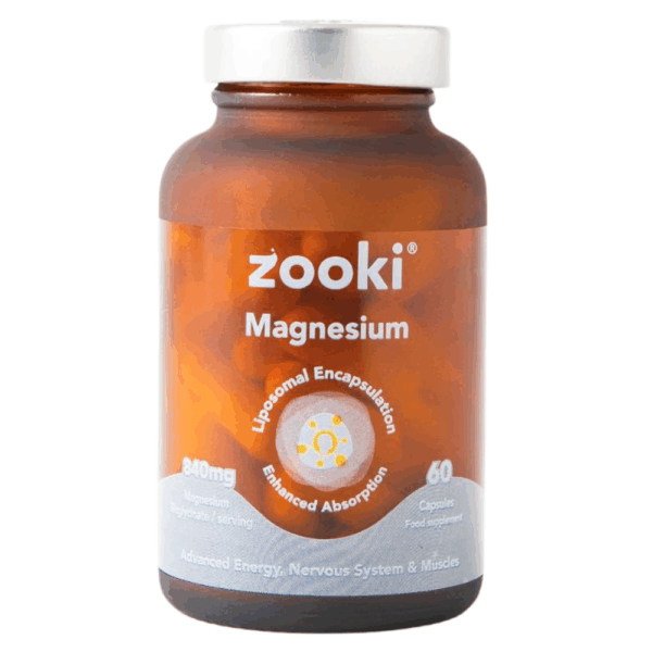 Zooki Liposomal Magnesium Capsules (Pack of 30 Servings)