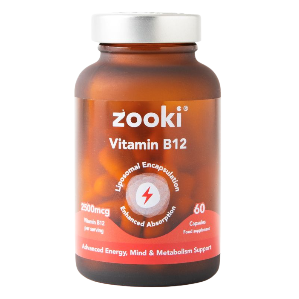 Zooki Liposomal Vitamin B12 Capsules (Pack Of 30 Servings)