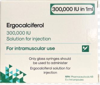 Ergocalciferol 300000IU/ml Injection pack of 5